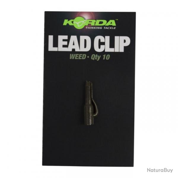 Clip Plombs Korda Safe Zone Lead Clips WEED