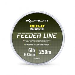 Nylon Korum Feeder Line 250M 23/100-6LBS