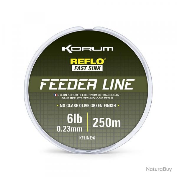 Nylon Korum Feeder Line 250M 8LBS