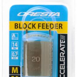 Plombs Feeder Cresta Accelerate Block Feeder Medium 20G