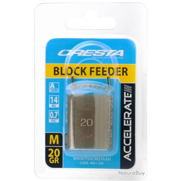 Plombs Feeder Cresta Accelerate Block Feeder Medium 20G