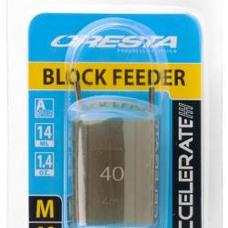 Plombs Feeder Cresta Accelerate Block Feeder Medium 40G