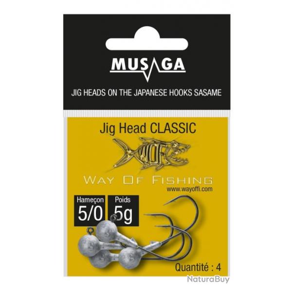 Tete Plombee Musaga Jighead Classic N8-2G