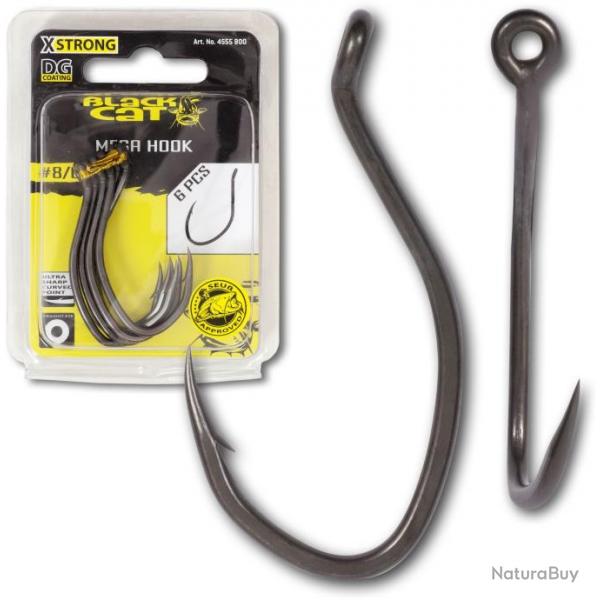 Hamecon Black Cat Mega Hook Dg Coating N6/0