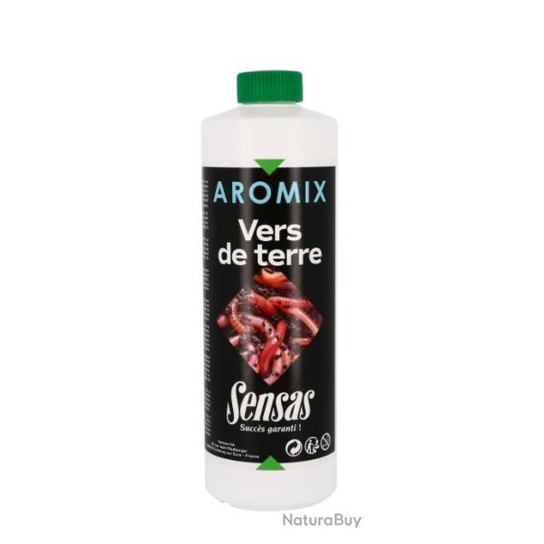 Additif Liquide Sensas Aromix 500Ml Vers De Terre