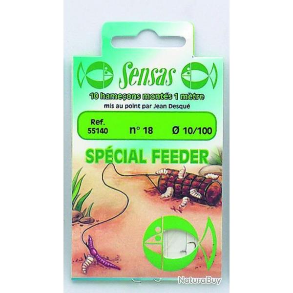 Hamecon Monte Sensas Feeder 100Cm N14 20/100