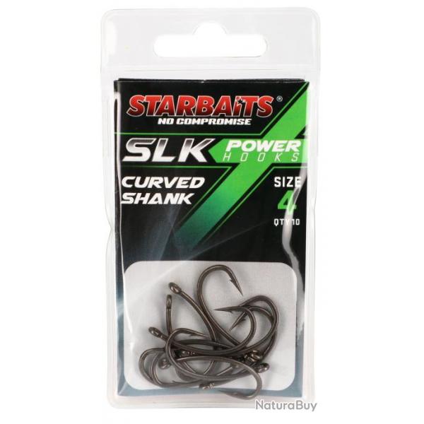 Hamecon Simple Starbaits Power Hook Ptfe Coated Curved Shank N4