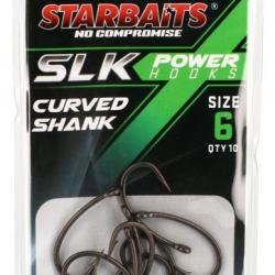 Hamecon Simple Starbaits Power Hook Ptfe Coated Curved Shank N°6