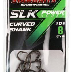 Hamecon Simple Starbaits Power Hook Ptfe Coated Curved Shank N°8