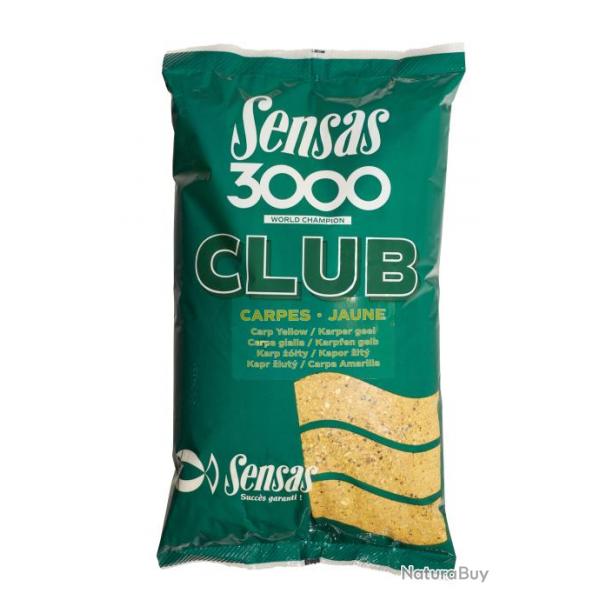 Amorce Match Sensas 3000 Club Carpes Jaune 2,5KG