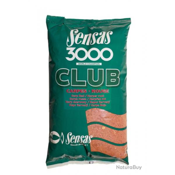 Amorce Match Sensas 3000 Club Carpes Rouge 1KG