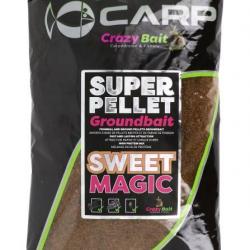 Amorce Feeder Sensas Super Pellet Groundbait 1kg Sweet Magic