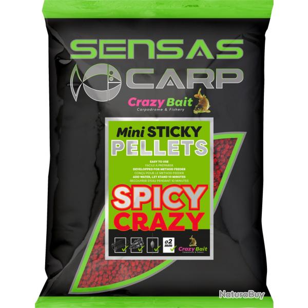 Pellet Sensas Mini Sticky 700G Spicy Crazy