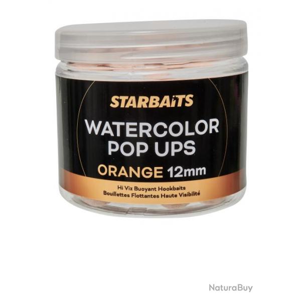 Bouillette Flottante Starbaits Watercolor Pop Ups Orange 12MM