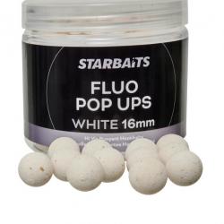 Bouillette Flottante Starbaits Fluo Pop Ups White 70G 16MM