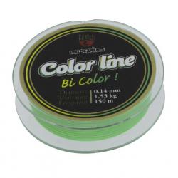 Monofilament Pezon & Michel Eaux Vives Color Line Green Yellow 16,5/100-2KG