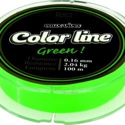Monofilament Pezon & Michel Eaux Vives Color Line Green 18,5/100-2,5KG