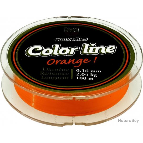 Monofilament Pezon & Michel Eaux Vives Color Line Orange 14,8/100-1,5KG