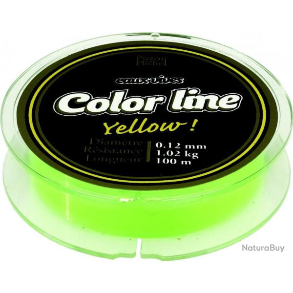 Monofilament Pezon & Michel Eaux Vives Color Line Yellow 14,8/100-1,5KG