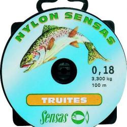 Monofilament Sensas Special Truite 100M 18/100-2,7KG
