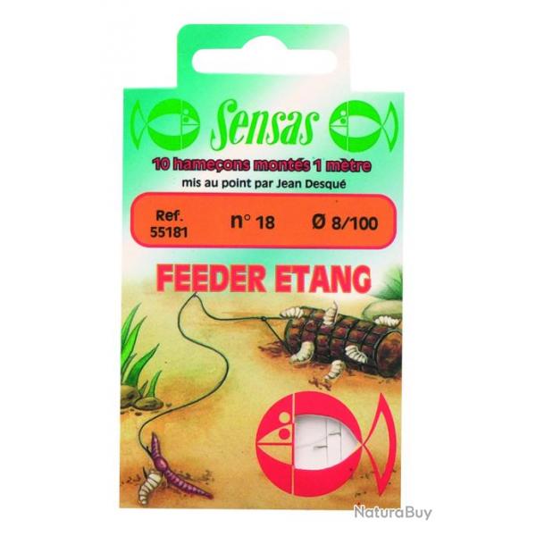 Hamecon Monte Sensas Feeder Etang N16 10/100