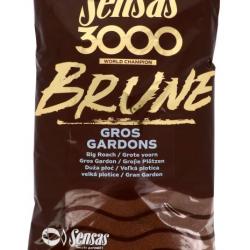 Amorce Match Sensas 3000 Brune Gros Gardons 1 kg