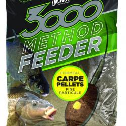 Amorce Method Sensas 3000 Method Carpe Pellets 1kg