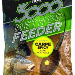 Amorce Method Sensas 3000 Method Carpe Spicy 1kg