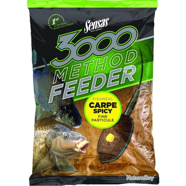 Amorce Method Sensas 3000 Method Carpe Spicy 1kg