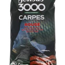 Amorce Match Sensas 3000 Carpes Rouge 1kg