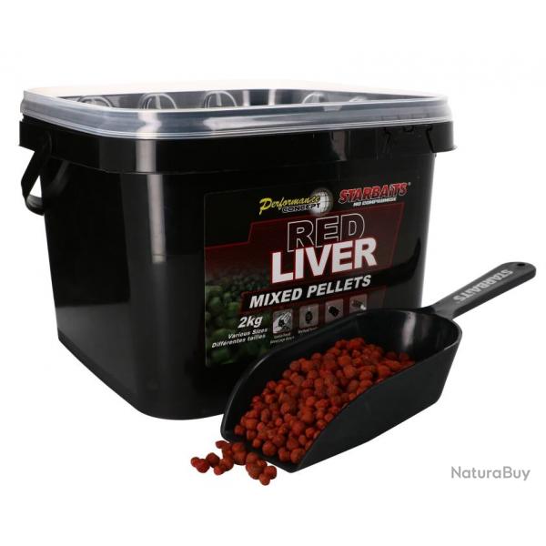 Pellet Starbaits Red Liver Mixed 2kg