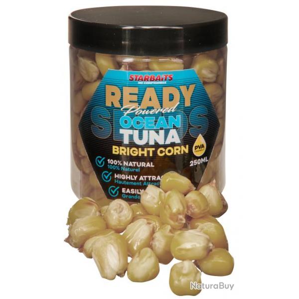 Graine Starbaits Ready Seeds Bright Corn Ocean Tuna 250Ml