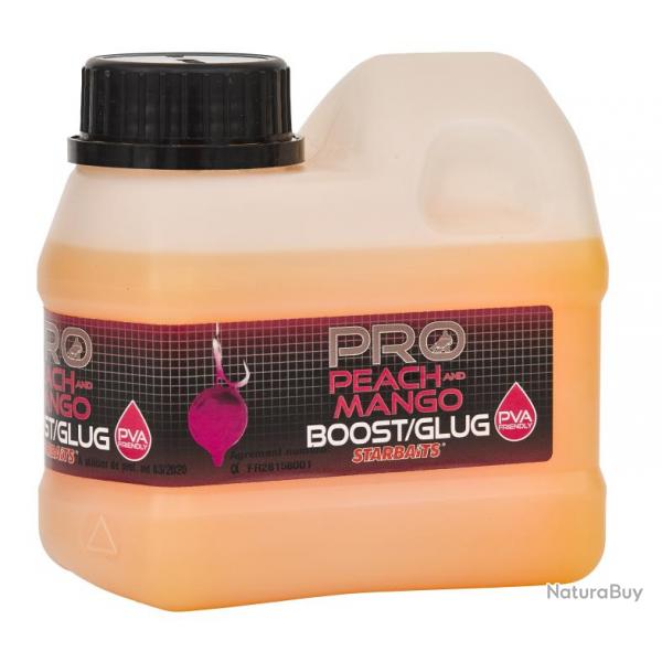 Additif Liquide Starbaits Pro Peach Et Mango Boost 500Ml