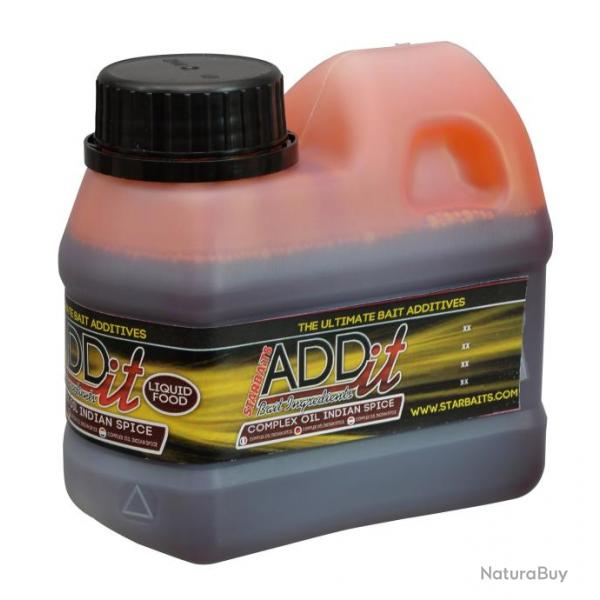 Additif Liquide Starbaits Add It Complexe Oil Indian Spice 500Ml