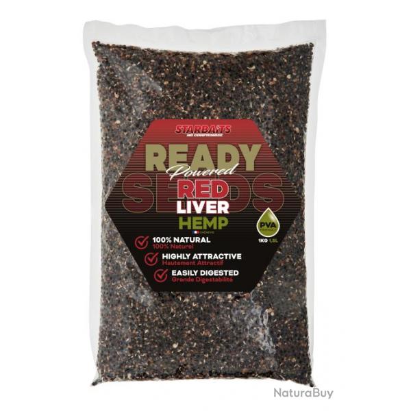 Graine Starbaits Ready Seeds Red Liver Hemp 1kg
