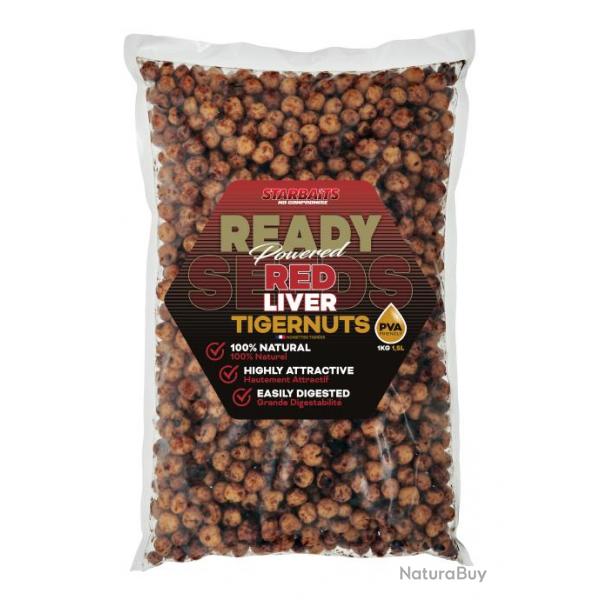 Graine Starbaits Ready Seeds Red Liver Tigernuts 1kg