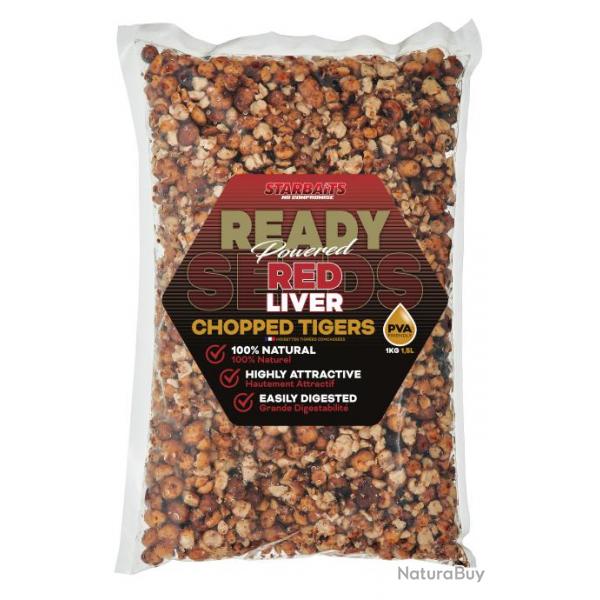 Graine Starbaits Ready Seeds Red Liver Chopped Tiger 1kg