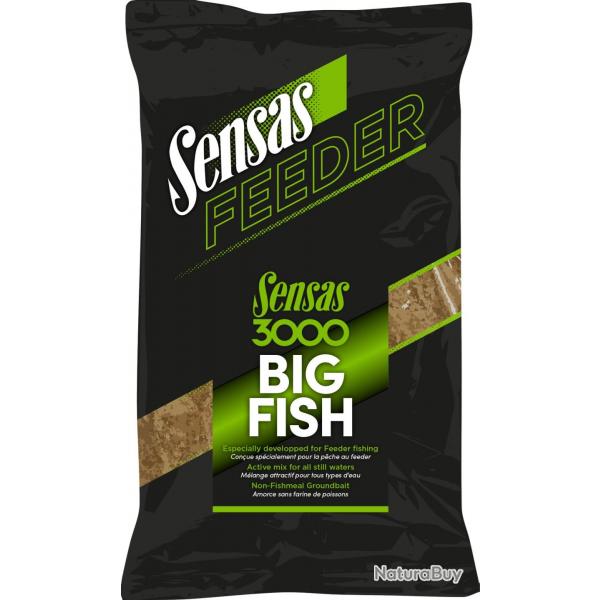 Amorce Feeder Sensas 3000 Big Fish 1kg