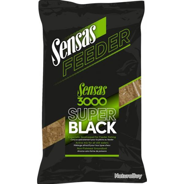 Amorce Feeder Sensas 3000 Super Black 1kg