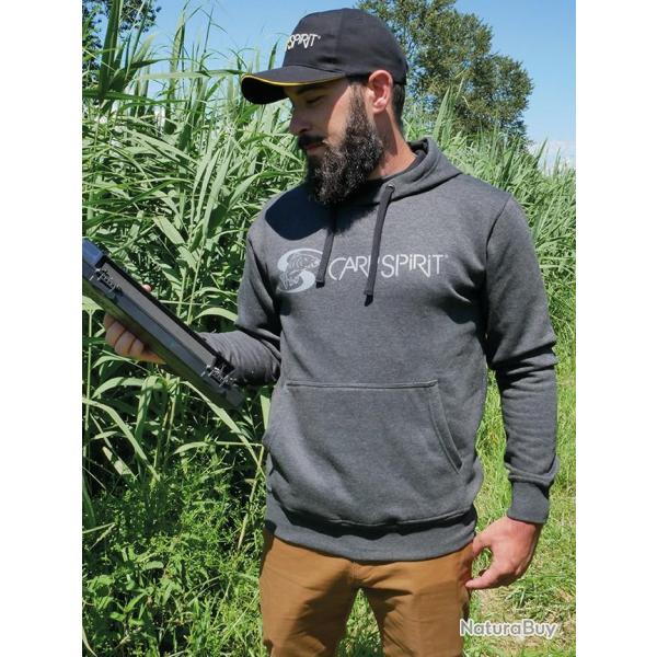 Sweat  Capuche Carp Spirit Charcoal