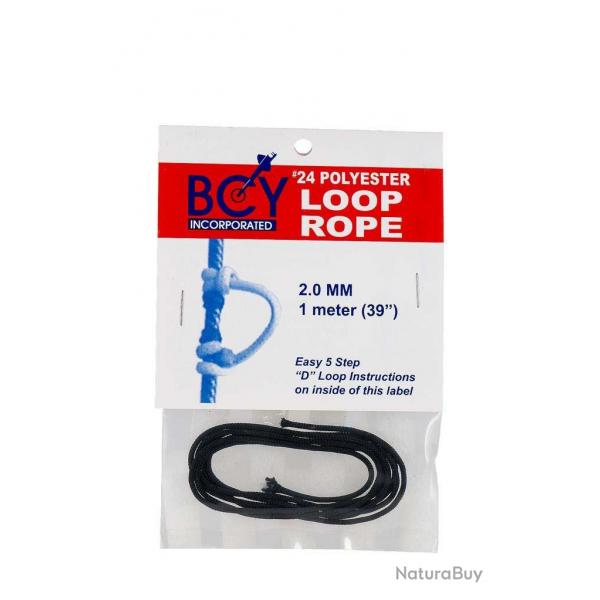 Cordelette BCY 24 pour D-loop 1 m Noir