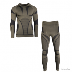 Caleçon long Ensemble fonctionnel Performance Mil-Tec - Vert olive - L-XL