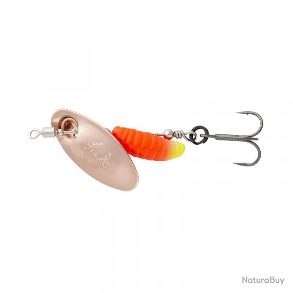 Cuiller Tournante Savage Gear Grub Spinner 3,8g 3,8g Copper Red Yellow
