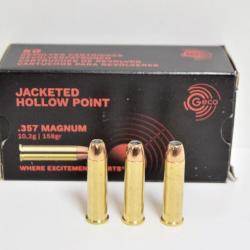 Lot de 10 boîtes de 50 munitions Geco - Cal. .357 Magnum