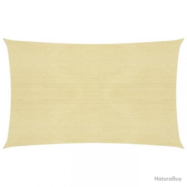 Voile d'ombrage 160 g/m Beige 3x5 m PEHD
