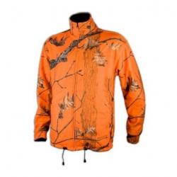 Veste polaire/Blouson polaire Somlys réversible camouflage orange - 491