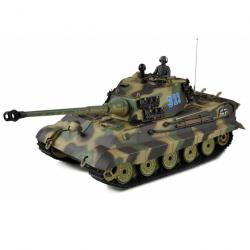 Tank RC Panzerkampfwagen Könisgtiger Tiger 2 1/16 ème RTR IR et Billes