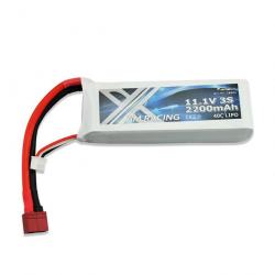 Batterie LiPo 2200 mAh 11.1 V AM-X Racing Dean T Plug