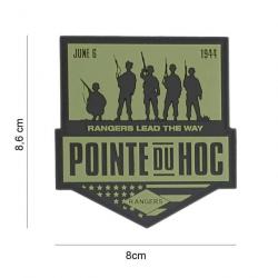 Morale patch Pointe du Hoc PVC 101 Inc - Vert olive