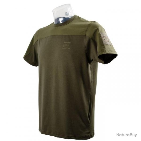 T shirt imprim Tactical Glock Vert Olive